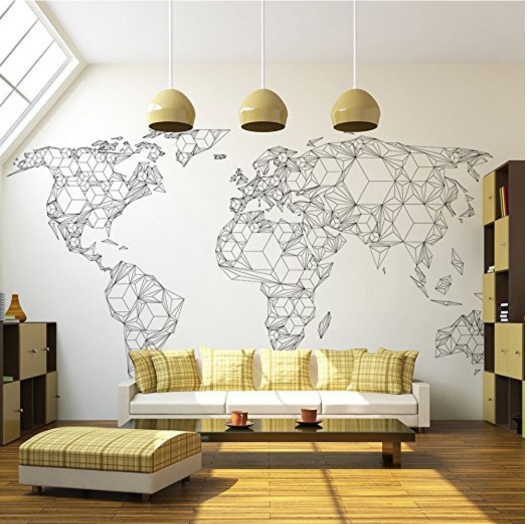mur carte du monde
